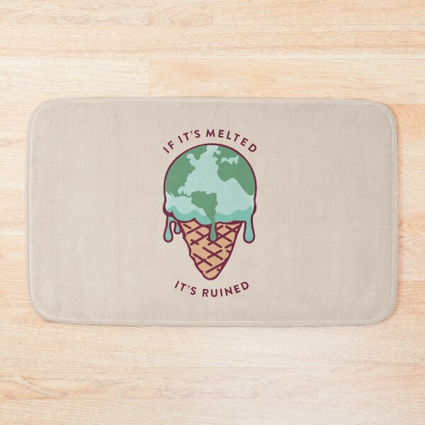 Item preview, "If it's melted, it's ruined" climate change ice cream designed and sold by TrueType.