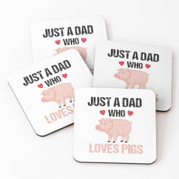 Item preview, Just A Dad Who Loves Pigs designed and sold by imaneless.