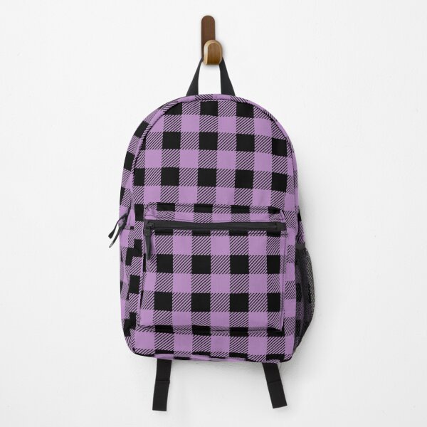 Item preview, Plaid (lavender purple/black) designed and sold by Design Minds Boutique.