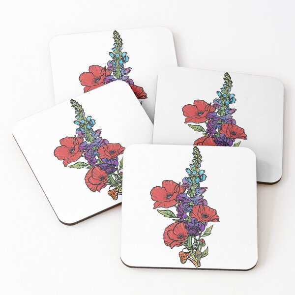 Item preview, Poppies & Snapdragons  designed and sold by VitaminCat.