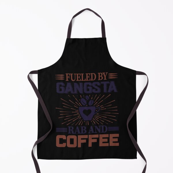 Item preview, Fueled by gangsta rap and coffee - Funny quote designed and sold by nellylebrun.