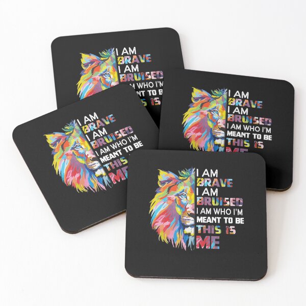 Item preview, I Am Brave Bruised I Am Who I'm Meant To Be designed and sold by Dressed For  Duty.