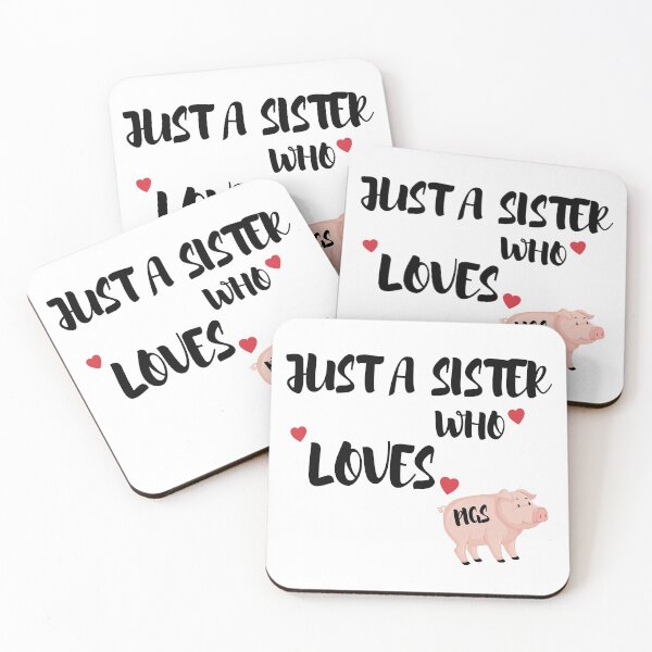 Item preview, Just A Sister Who Loves Pigs designed and sold by imaneless.