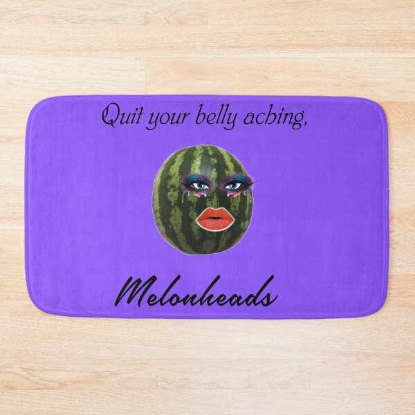 Item preview, quit your belly aching, melon heads, weird stuff, strange stuff designed and sold by FACELESS MONKEY.