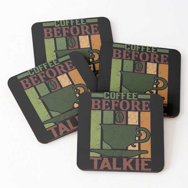 Item preview, Coffee before talkie - Funny quote designed and sold by nellylebrun.