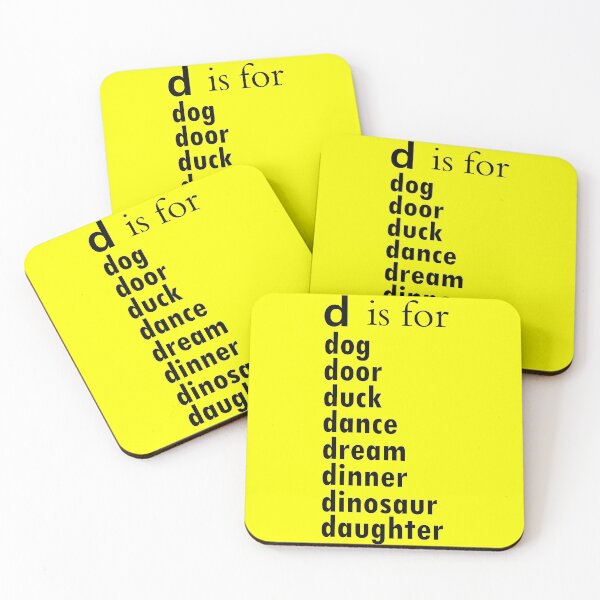 Item preview, The d is for dog: Alphabet a-z Words -Alphabet   Words designed and sold by matrixvip.