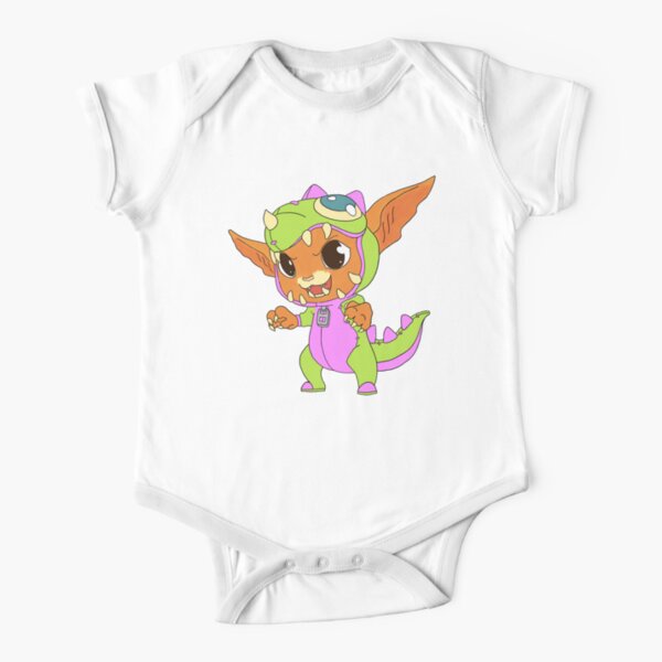 Dino Gnar Body de manga corta para bebé