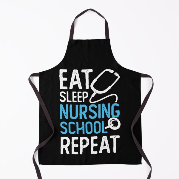 Item preview, Eat Sleep Nursing School Repeat designed and sold by Marcid95.