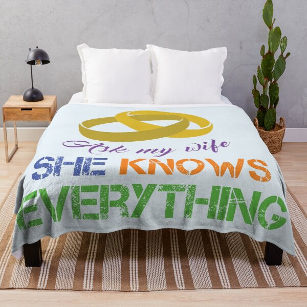 Item preview, Ask my wife, she knows EVERYTHING designed and sold by sunsunyy.