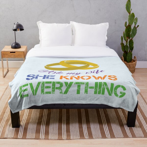 Item preview, Ask my wife, she knows EVERYTHING designed and sold by sunsunyy.