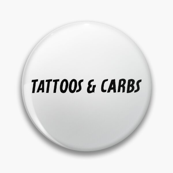 Item preview, Tattoos & Carbs designed and sold by RLYRetro.