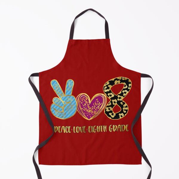 Item preview, Peace Love Eighth Grade - Back to School designed and sold by younghopes.