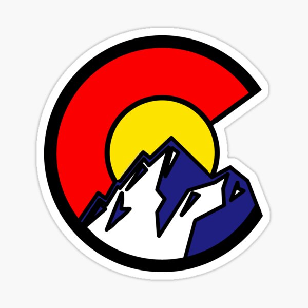 Colorado Flag C Sticker