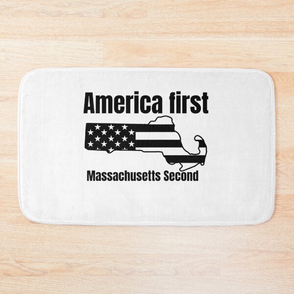 Item preview, America first Massachusetts second patriotic american  designed and sold by JustSaiyan1.
