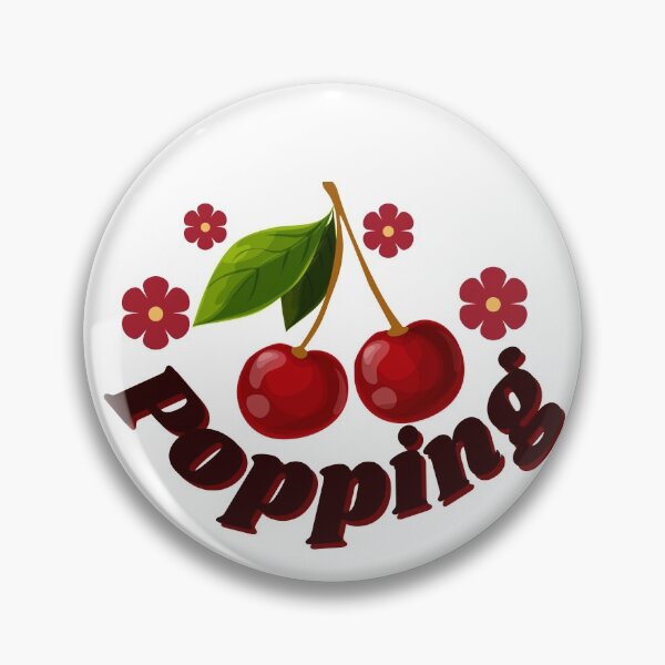 Item preview, Cherry Popping Cute with Flowers designed and sold by IslandDrip.
