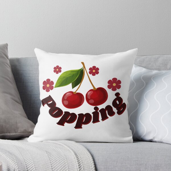 Item preview, Cherry Popping Cute with Flowers designed and sold by IslandDrip.