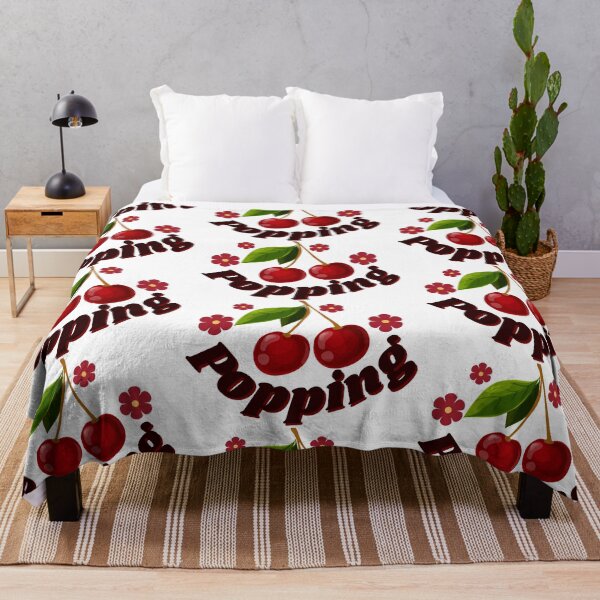Item preview, Cherry Popping Cute with Flowers designed and sold by IslandDrip.