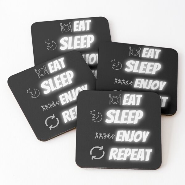 Item preview,  Funny Eat, Sleep, Enjoy, Repeat Design designed and sold by VandJStore.