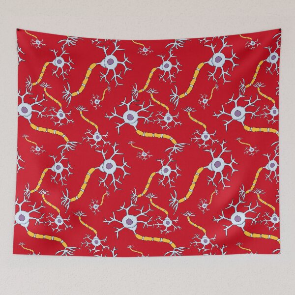 Item preview, Neurons, neueroplasticity, neurology seamless pattern designed and sold by docferds.