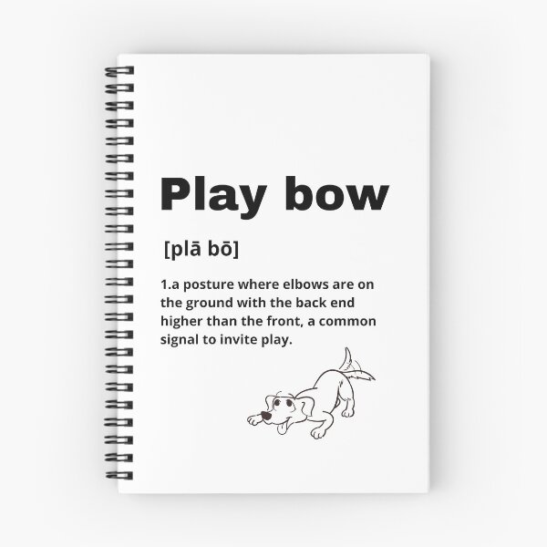 Item preview, Defining dogs - play bow designed and sold by kookycomet.
