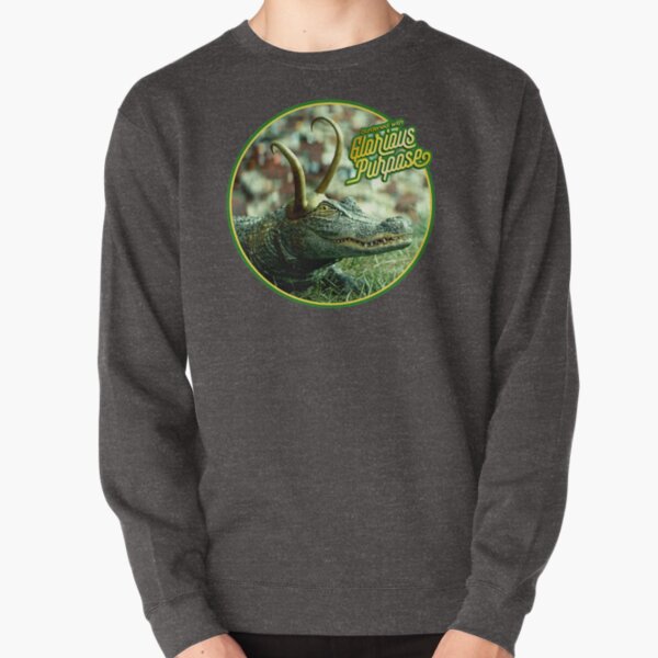GatorLoki Burdened with Glorious Purpose (Alligator) Pullover Sweatshirt