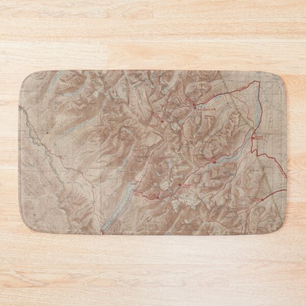 Item preview, Old Glacier National Park Map (1914) Vintage Montana Natural Reserve Atlas designed and sold by BravuraMedia.