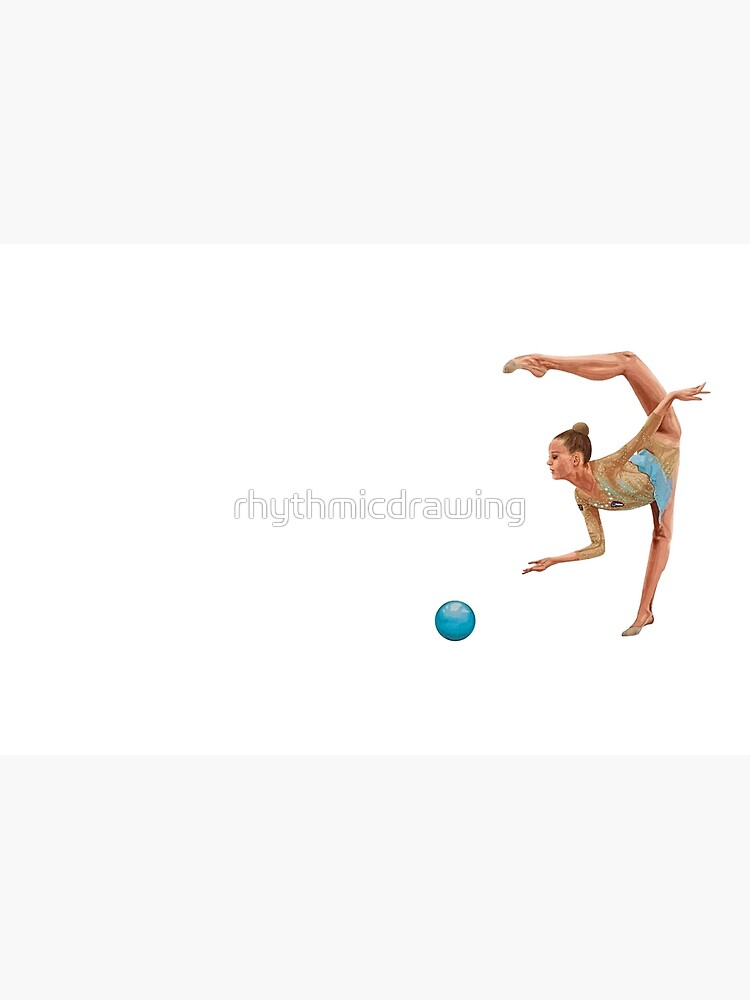 Rhythmic Gymnastics Anastasia Salos Hoop Poster for Sale by  rhythmicdrawing
