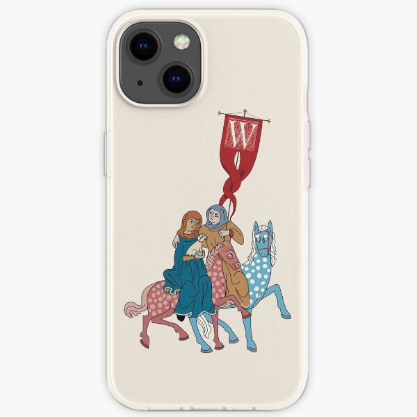 WesterosCraft Rookery Horse Riders and Banner Illustration iPhone Soft Case