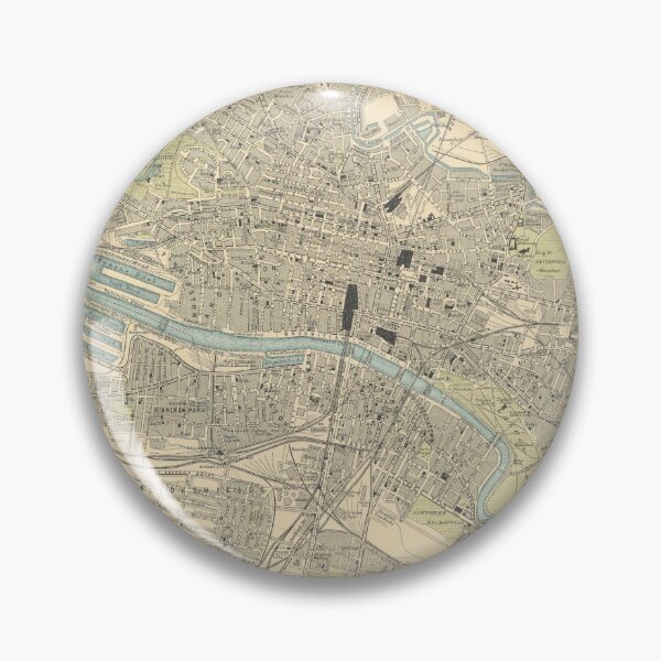 Item preview, Old Glasgow Scotland Map (1912) Vintage Glaschu Scottish City & Street Atlas designed and sold by BravuraMedia.