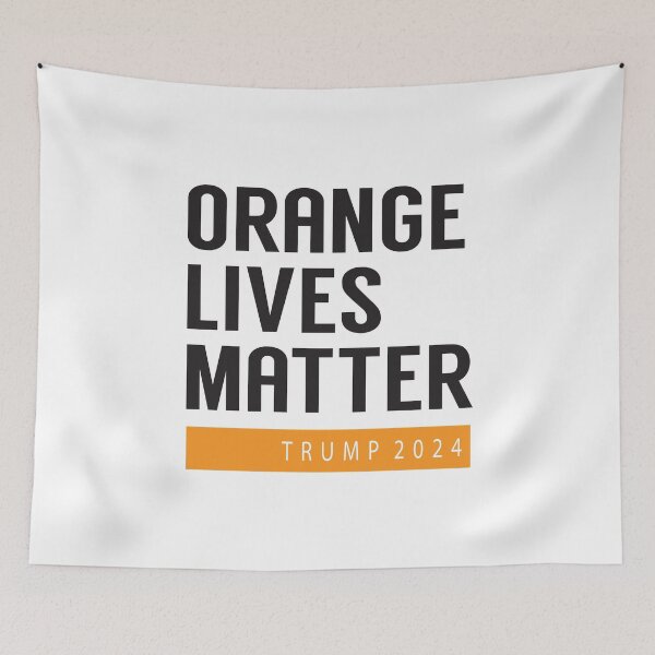 Item preview, ORANGE LIVES MATTER: Trump 2024 designed and sold by skRB.