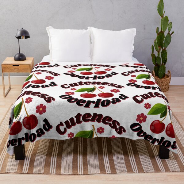 Item preview, Cuteness Overload Cherry and Flowers designed and sold by IslandDrip.