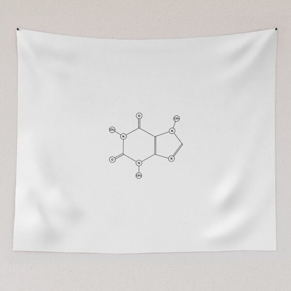 Item preview, Caffeine Molecule - Black designed and sold by Zac Beemer.