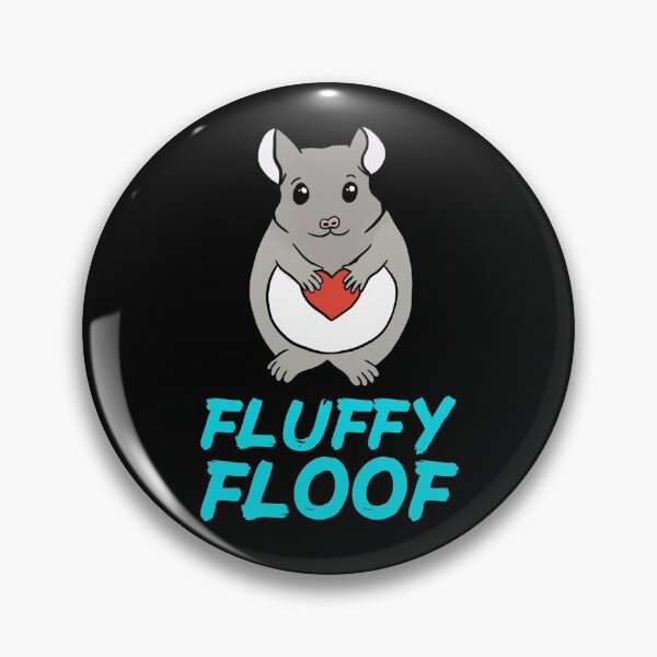 Item preview, Fluffy Floof Cute Chinchilla with Heart for Chinchilla Lovers designed and sold by Mochi-Merch.