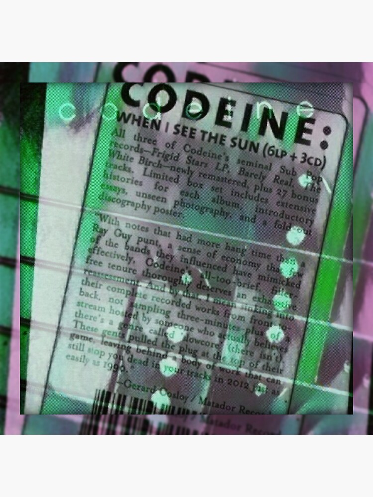 CODEINE / WHEN I SEE THE SUN - レコード