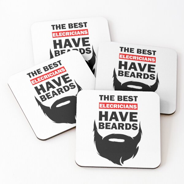 Item preview, The Best Electricians Have Beards Gift designed and sold by alfa-rouk.