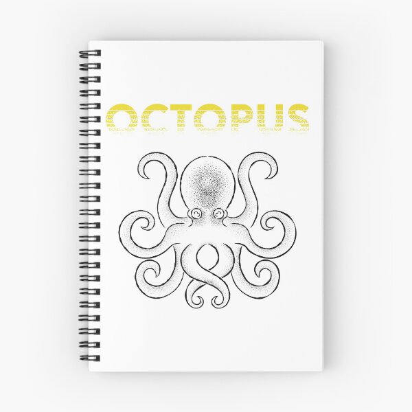 Item preview, Octopus (Black on White) designed and sold by 11thIdeaDesigns.