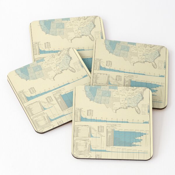 Item preview, Old US Gold Mining Map (1883) Vintage American Precious Metals Mines Atlas designed and sold by BravuraMedia.