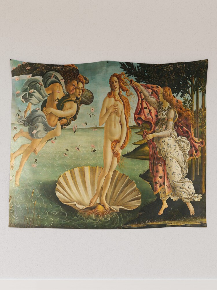 Birth of venus discount tapestry