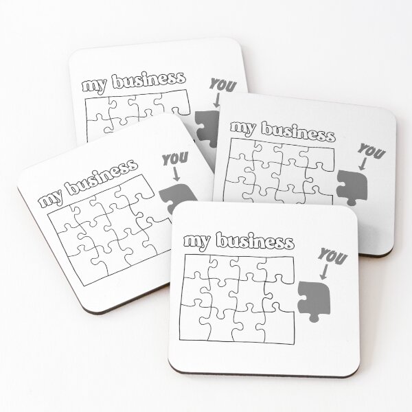 Item preview, You Don't Fit in My Business puzzle mind your business gray designed and sold by xenotransplant.