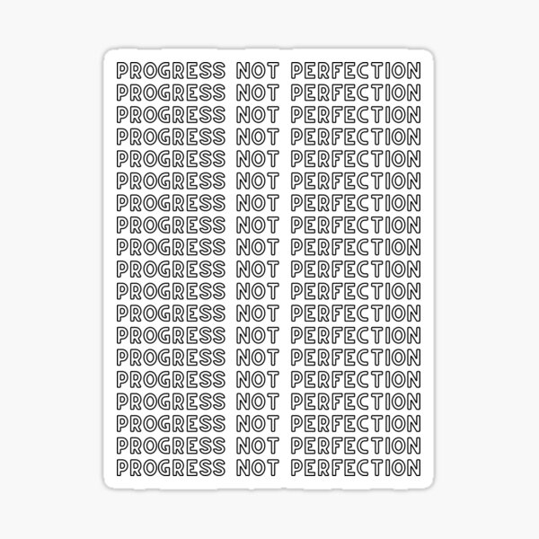 Artikel-Vorschau von Fortschritt nicht Perfektion inspirierendes Geschenk, designt und verkauft von alignedboss.