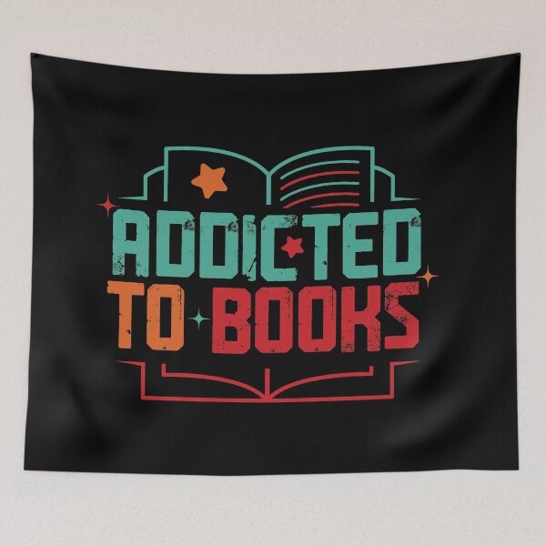 Item preview, Addicted to Reading Books designed and sold by PrasartShop.