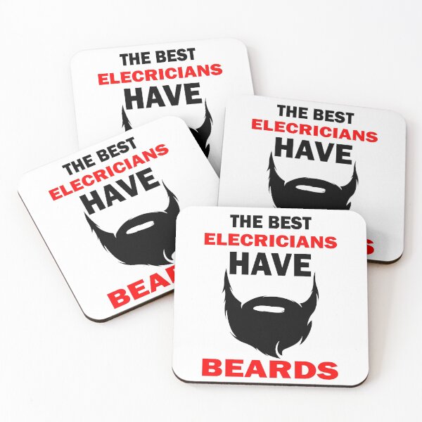 Item preview, The Best Electricians Have Beards Gift designed and sold by alfa-rouk.