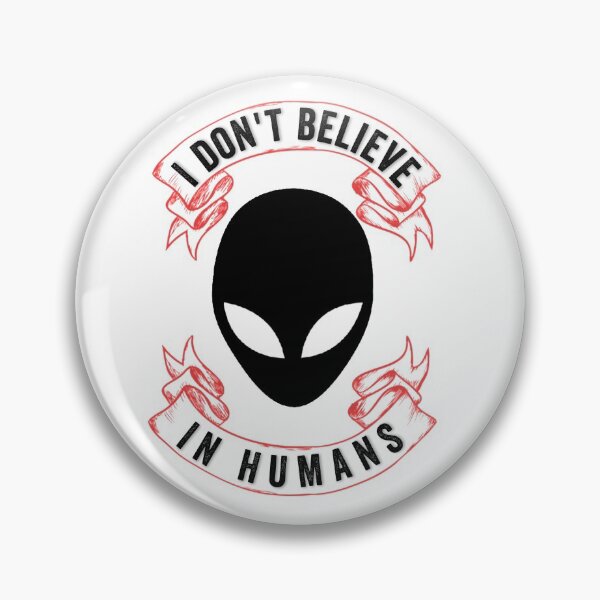 Item preview, I DON'T BELIEVE IN HUMANS designed and sold by Hussain Shirts.