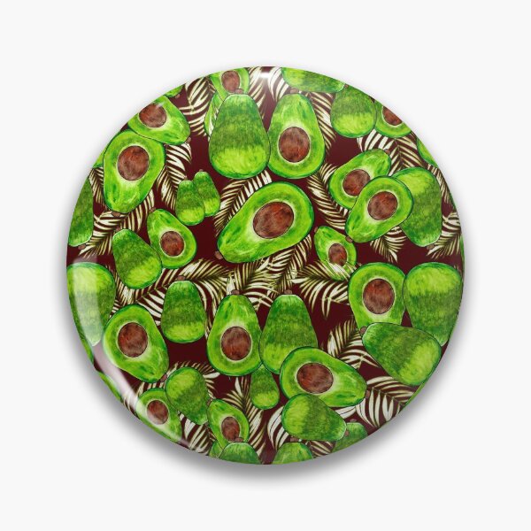 Item preview, Avocado salad pattern by Marcia Ribeiro designed and sold by bymarciaribeiro.