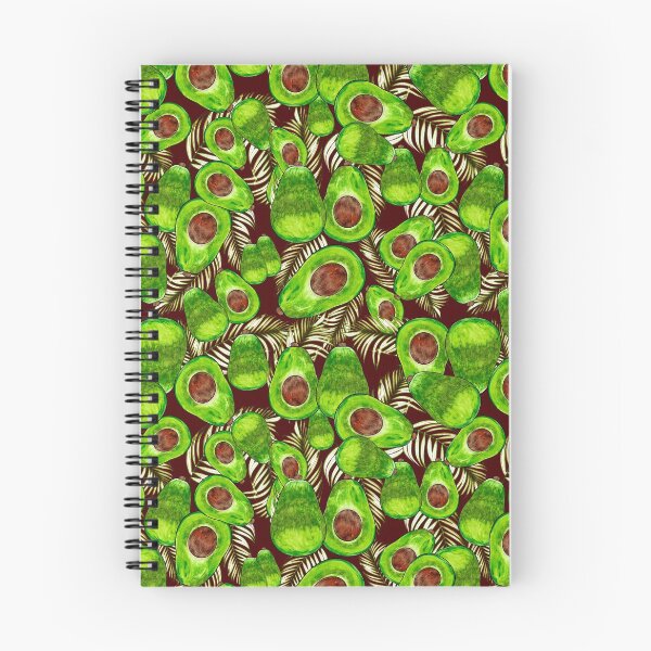 Item preview, Avocado salad pattern by Marcia Ribeiro designed and sold by bymarciaribeiro.