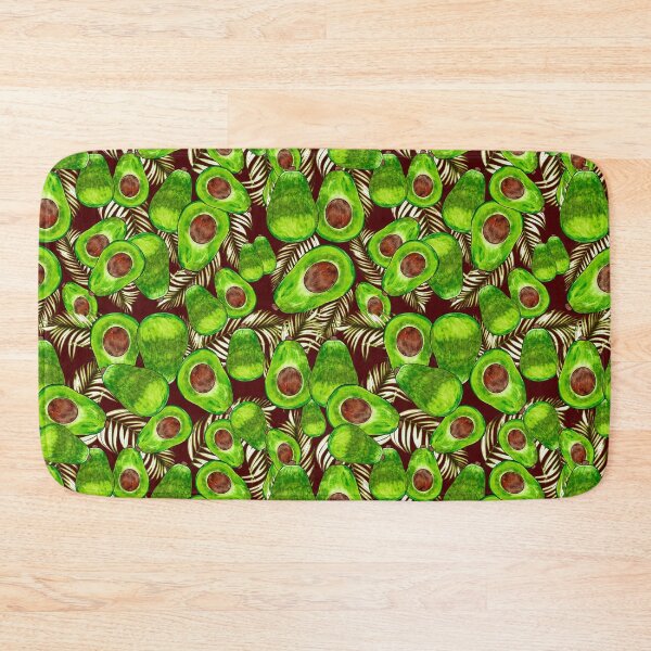 Item preview, Avocado salad pattern by Marcia Ribeiro designed and sold by bymarciaribeiro.