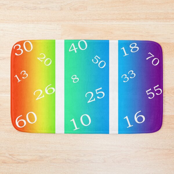 Item preview, Birthday Numbers Colorful Art designed and sold by hvasilevshop.