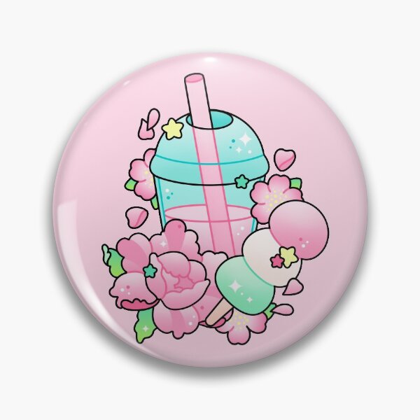 Item preview, Bubble Tea and Dango, Peony, Sakura designed and sold by gutsandglitter.