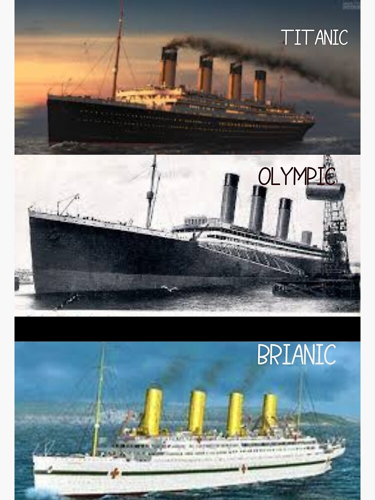 trois navires jumeaux Titanic