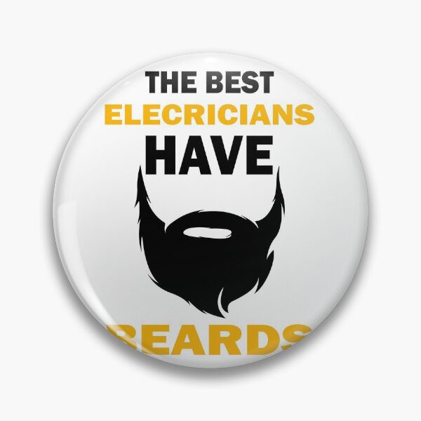 Item preview, The Best Electricians Have Beards Gift designed and sold by alfa-rouk.